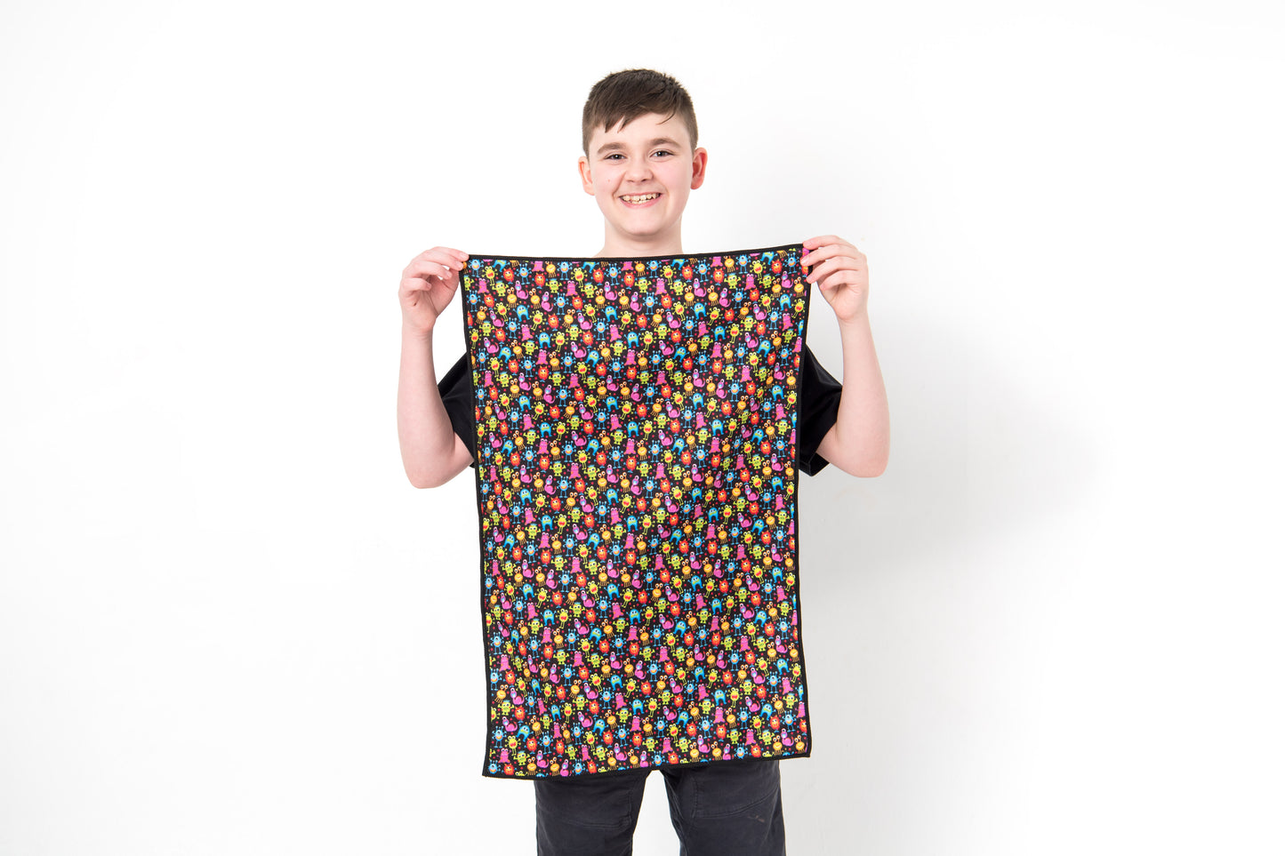 Monster Smiles Tea Towels x7 (One for Every Day of the Week) - FREE POSTAGE